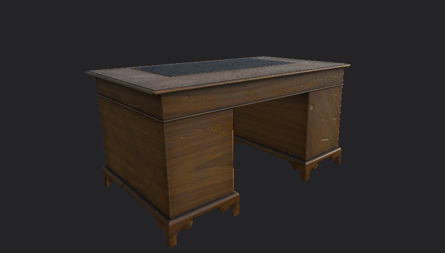 Sofa and furniture asset-prop gameready lowpoly PBR Low-poly 3D model_12