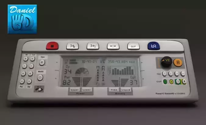 Electric Control Panel 3D model