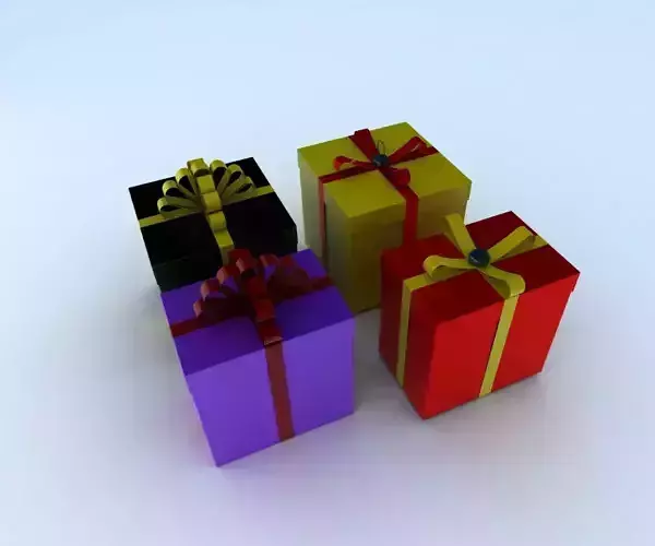 Gift box 3d model