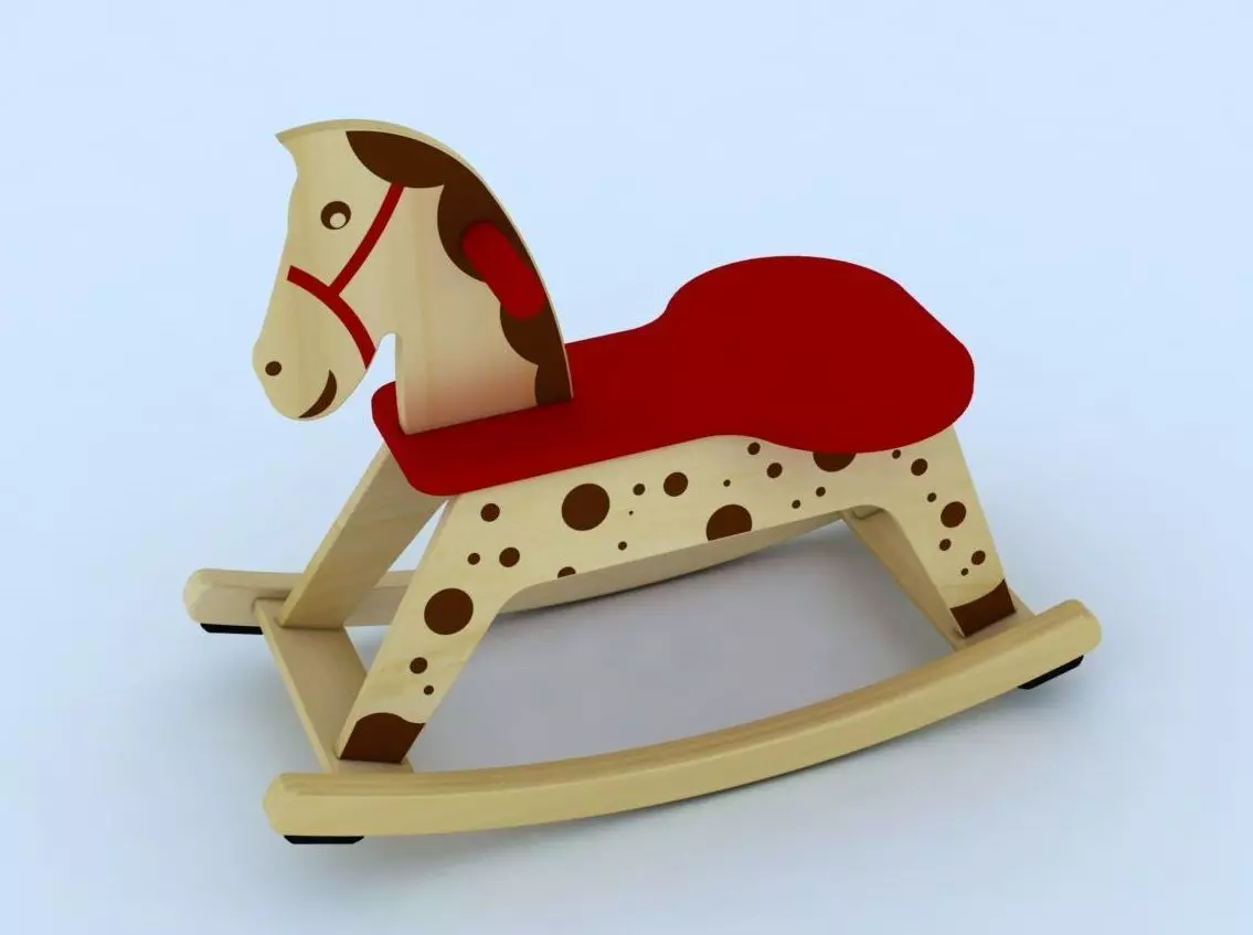 Rocking Horse 3d model 3D model_0