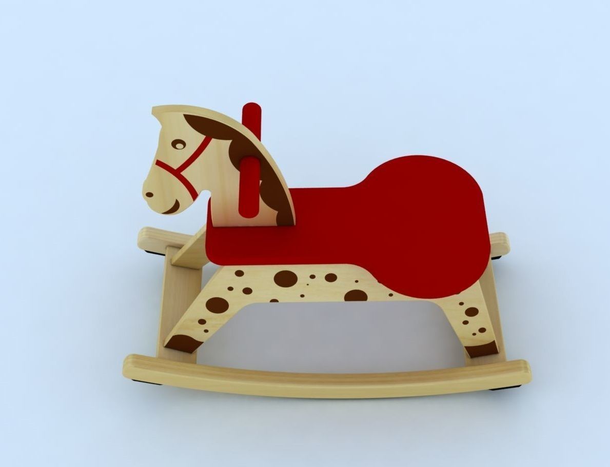 Rocking Horse 3d model 3D model_1