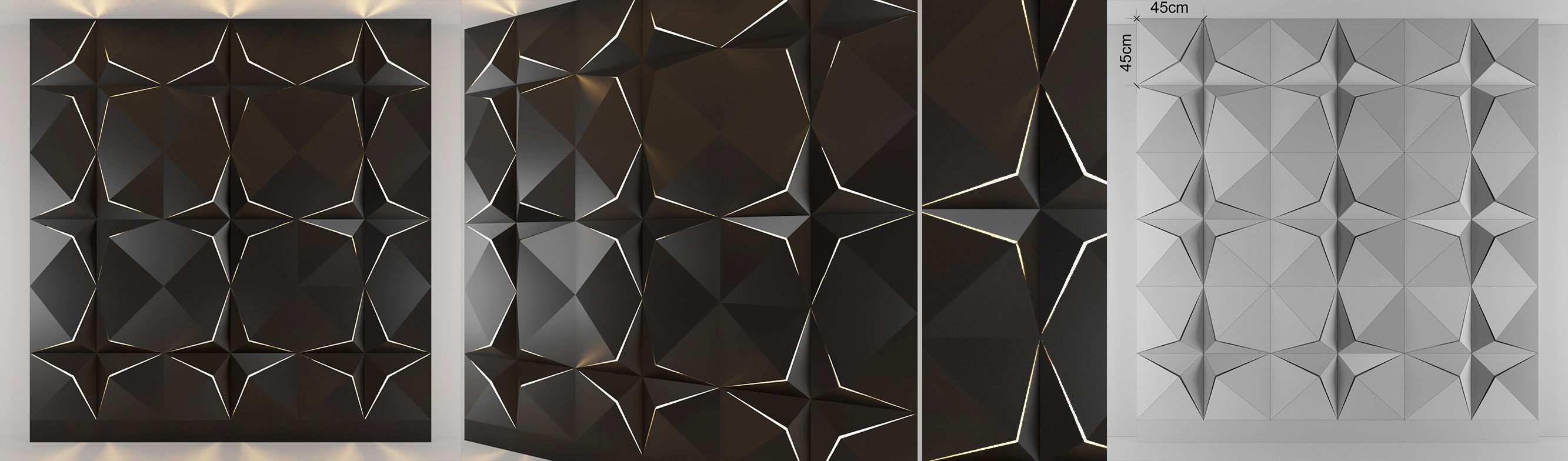 3d panel 02 3D model_1