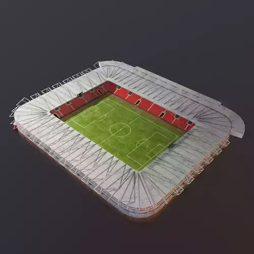 Stadium of st Mary Low-poly 3D model