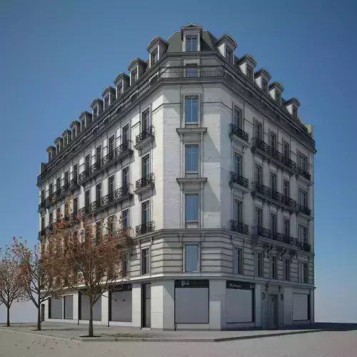 Old Building VIII 3D model