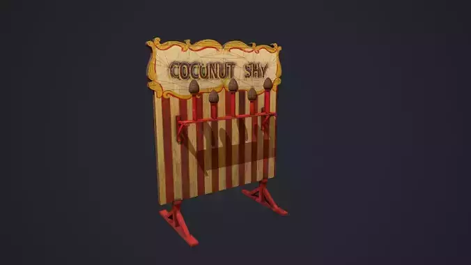 Coconut Shy - Carnival Game