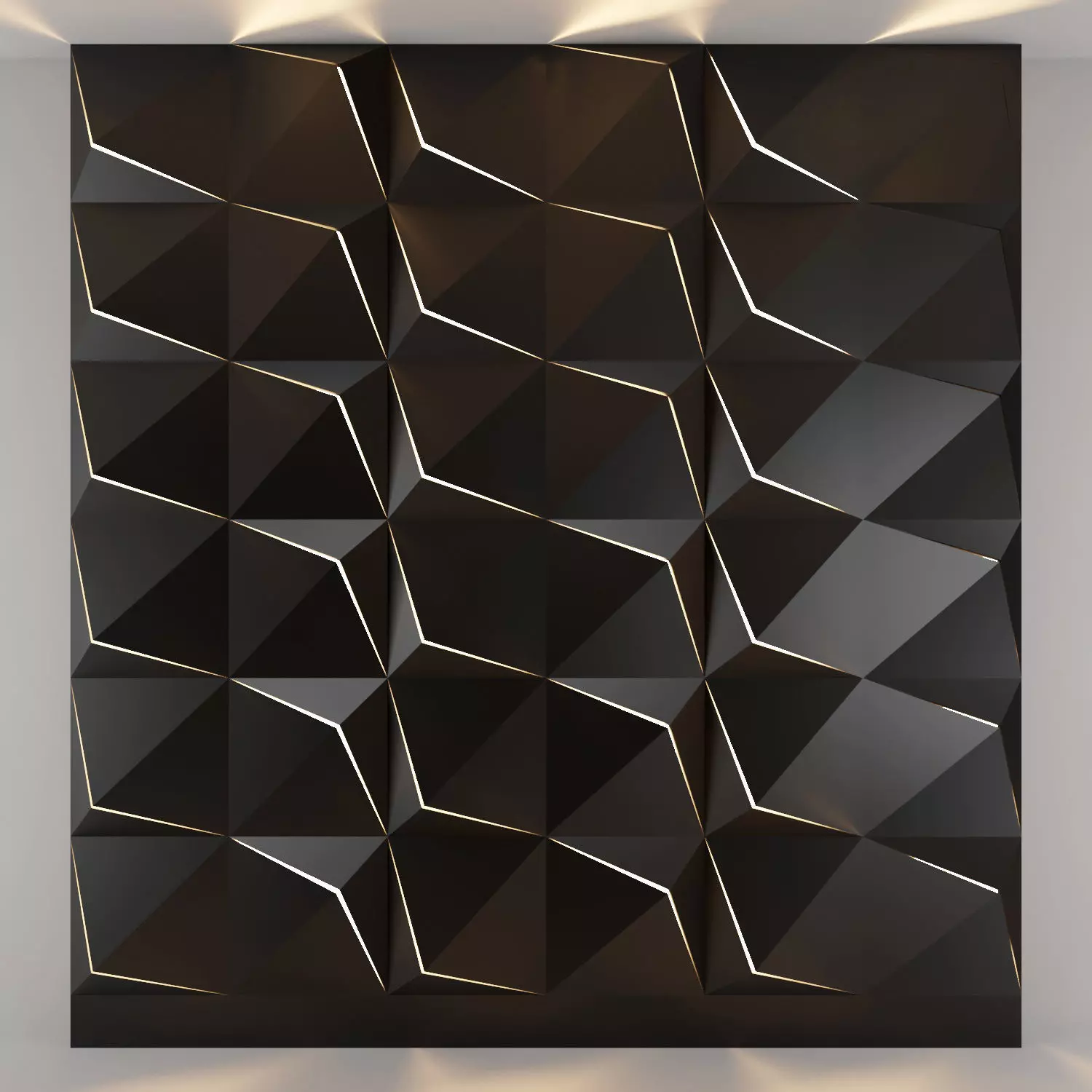 3d panel 04 Low-poly 3D model_0