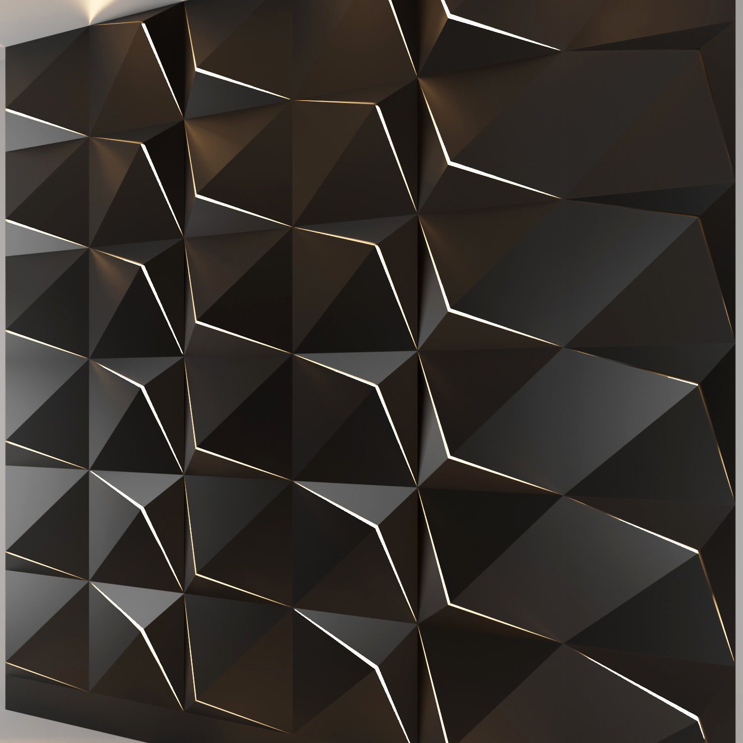 3d panel 04 Low-poly 3D model_1