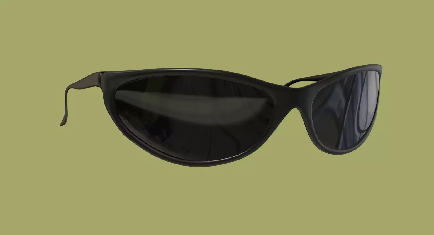 Sunglasses made using Blender 2 80 3D model