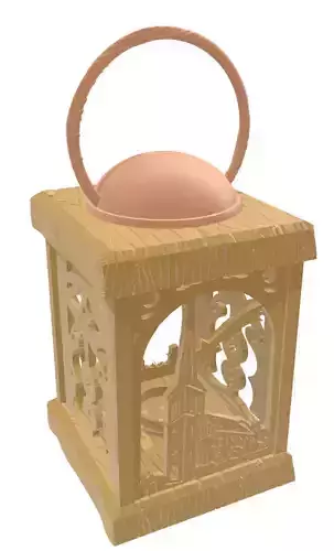 Xmas - Lantern Deco item 3D print model