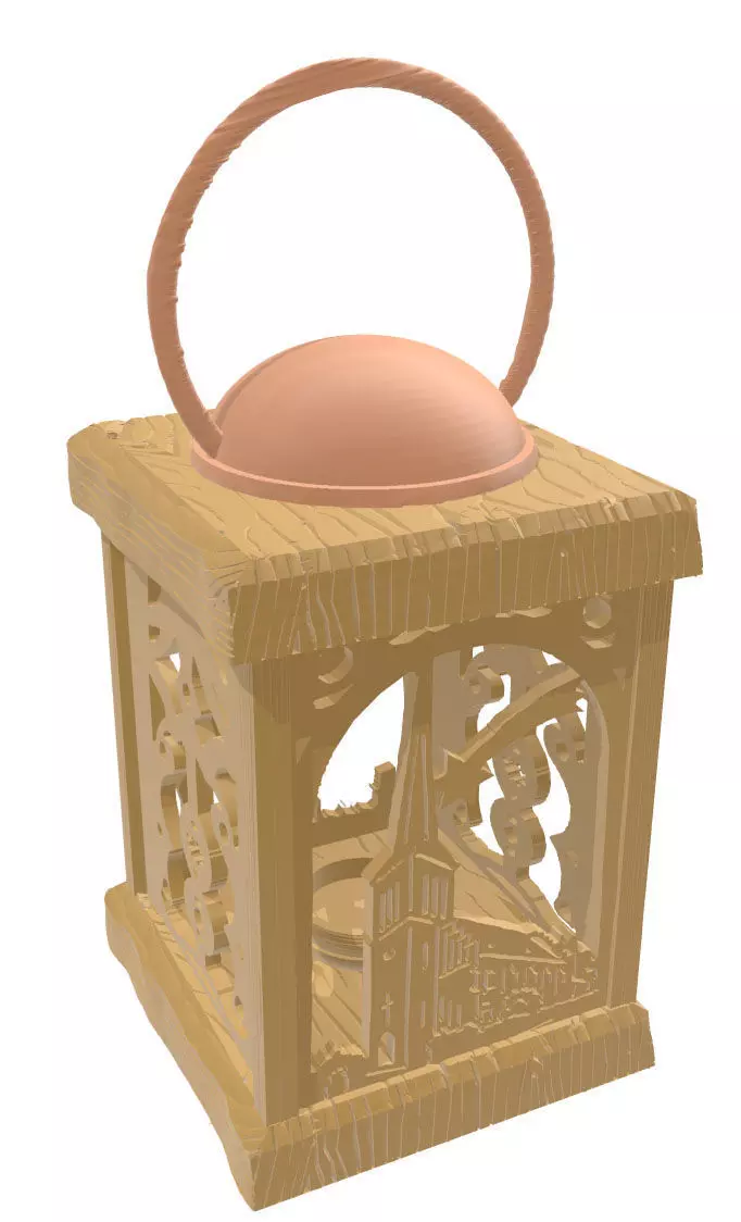 Xmas - Lantern Deco item 3D print model_0