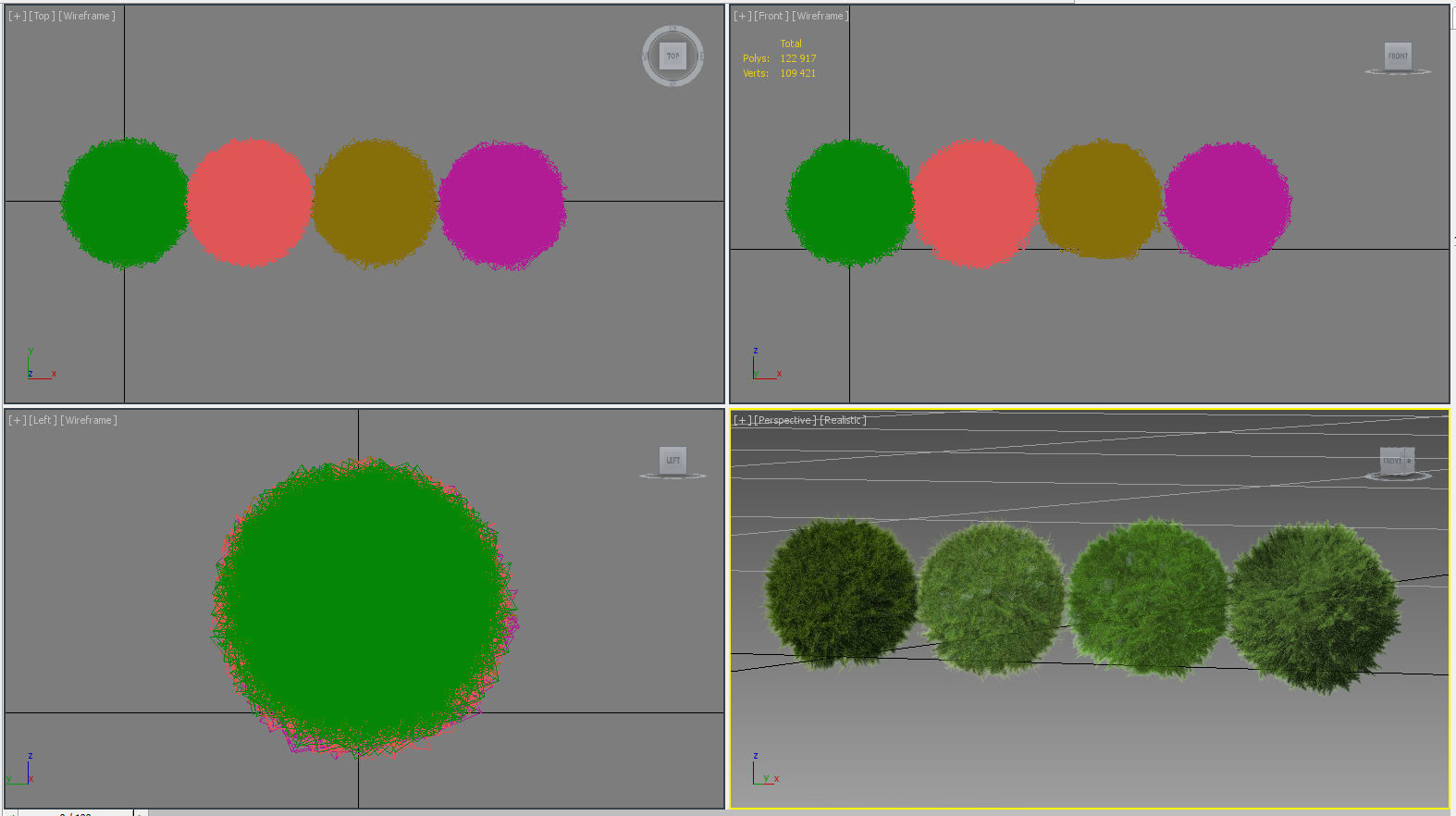 Thuja globose 3D model_20