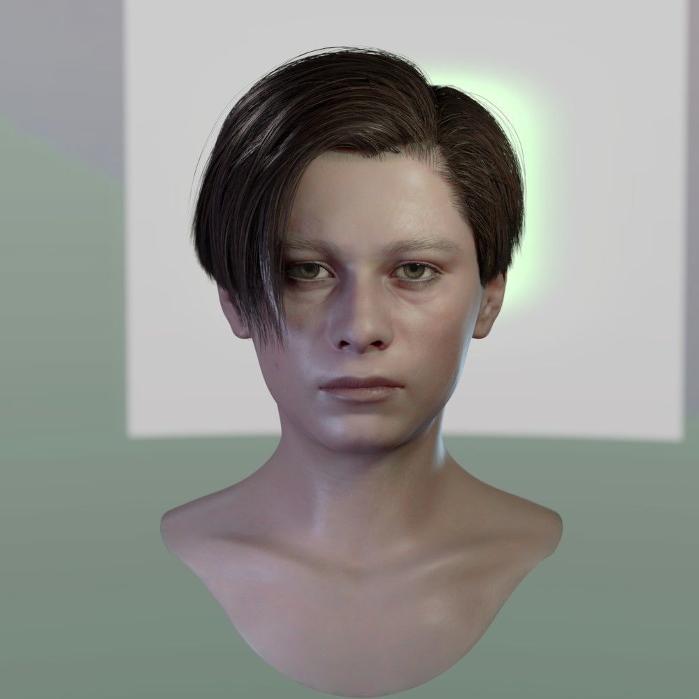 3d model John Connor Edward Furlong