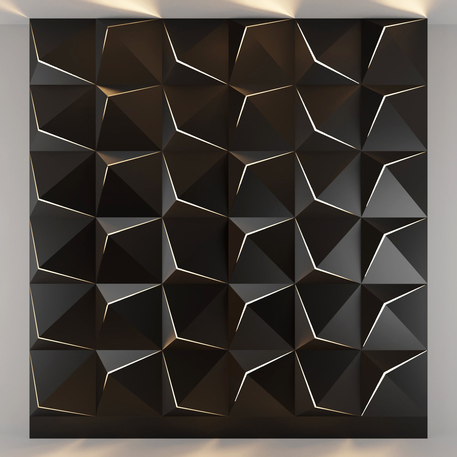 3d panel 05 Low-poly 3D model_2