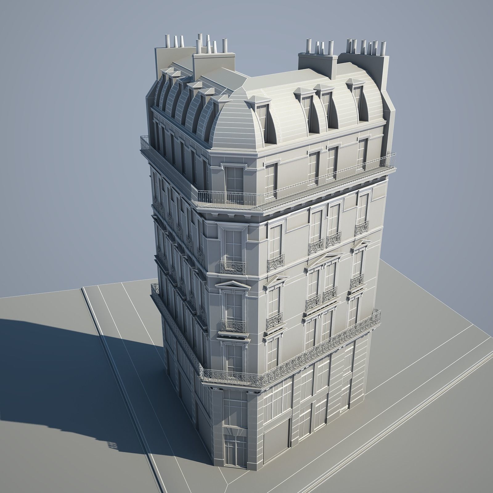 Old Building XI 3D model_18