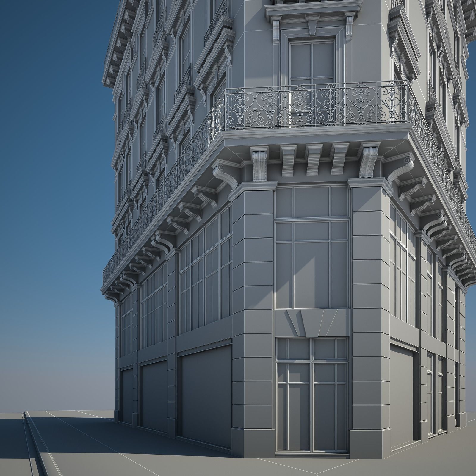 Old Building XI 3D model_15