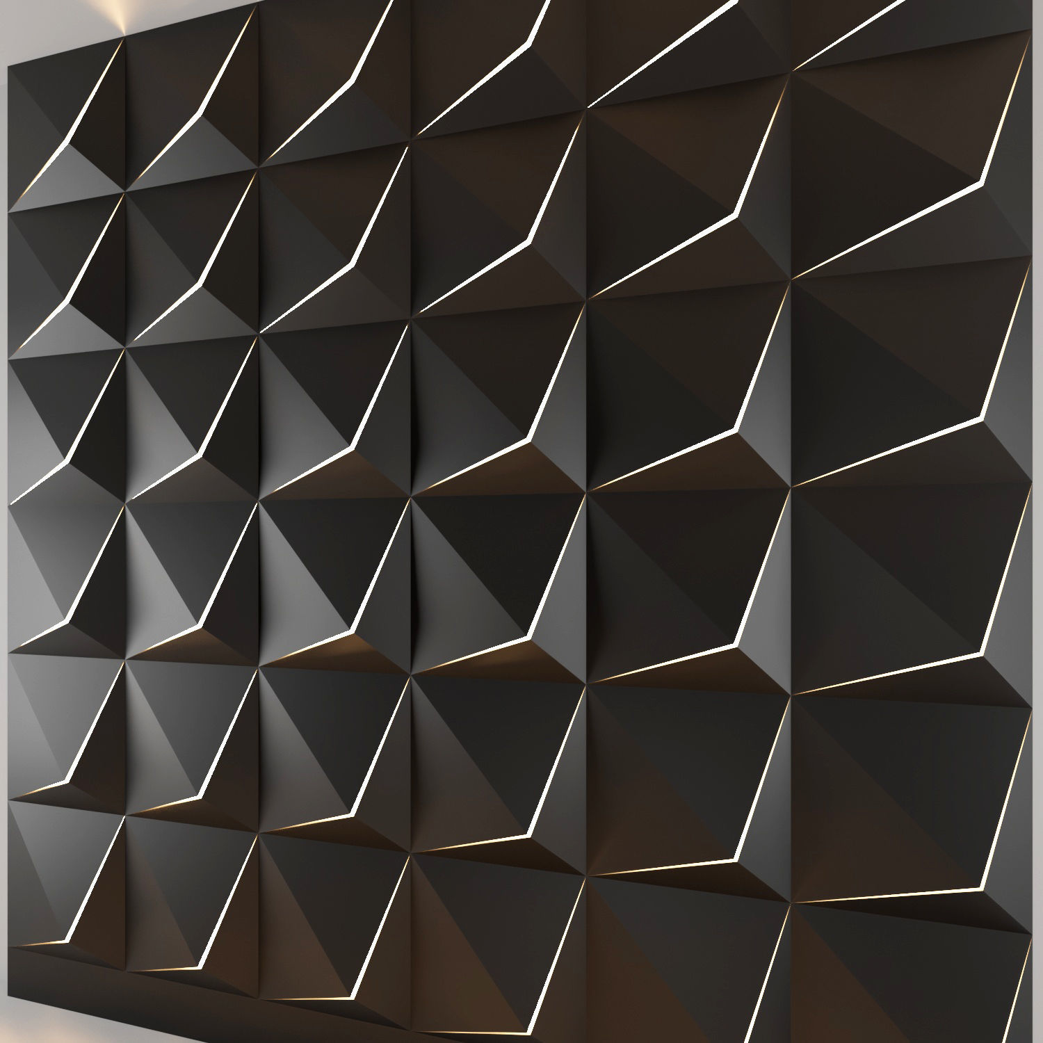 3d panel 06 Low-poly 3D model_2