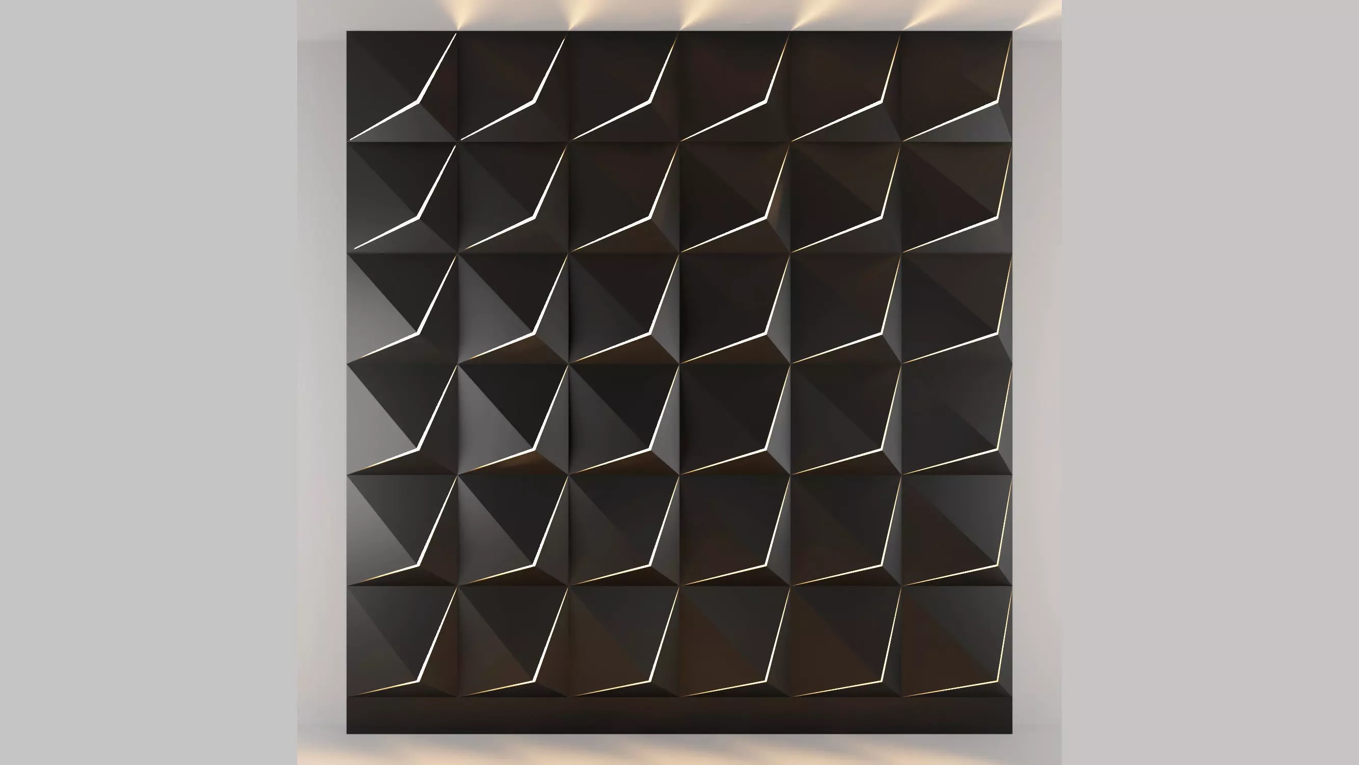 3d panel 06 Low-poly 3D model_0