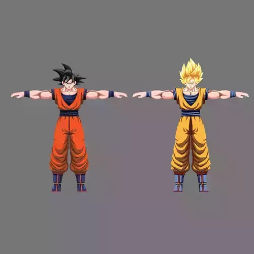  Dragonball animation protagonist model 3D model