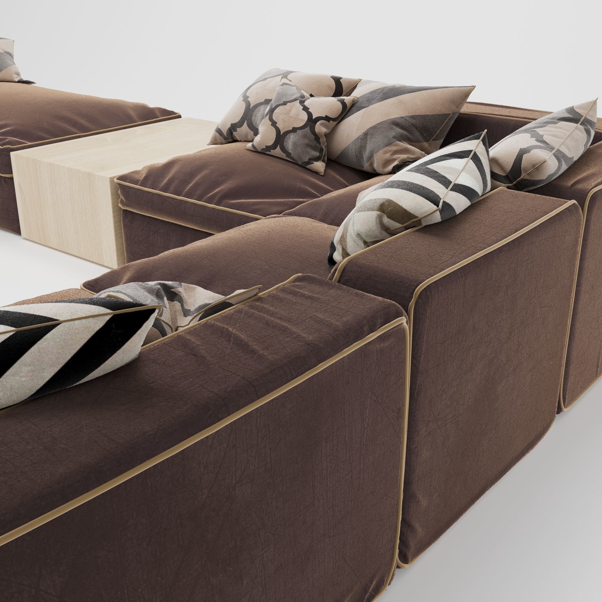  Flair sofa 3D model_1