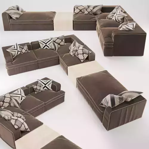  Flair sofa 3D model