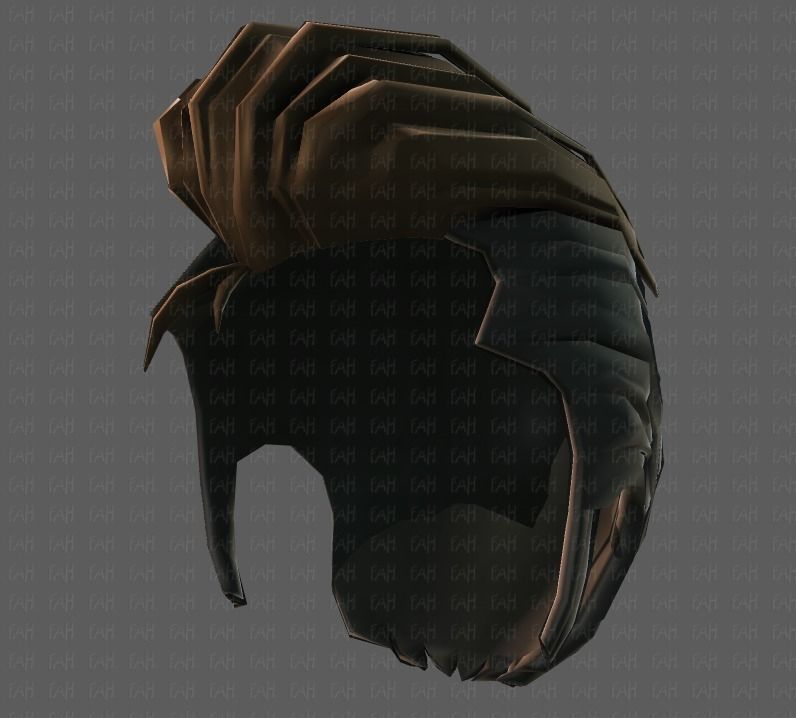 3D Hair style for boy V66 Low-poly 3D model_43