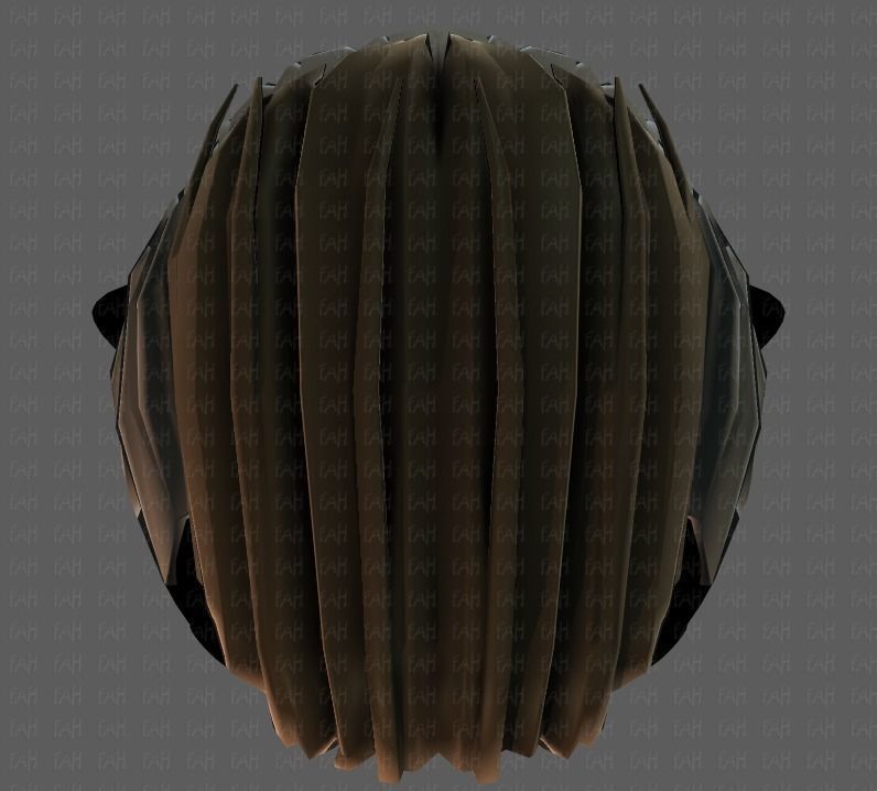 3D Hair style for boy V66 Low-poly 3D model_35