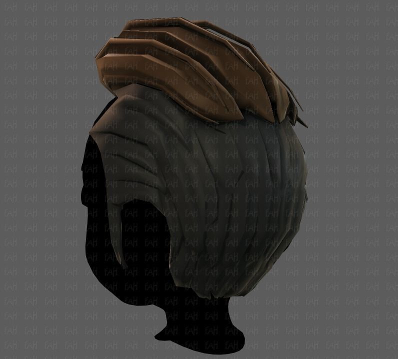 3D Hair style for boy V66 Low-poly 3D model_22