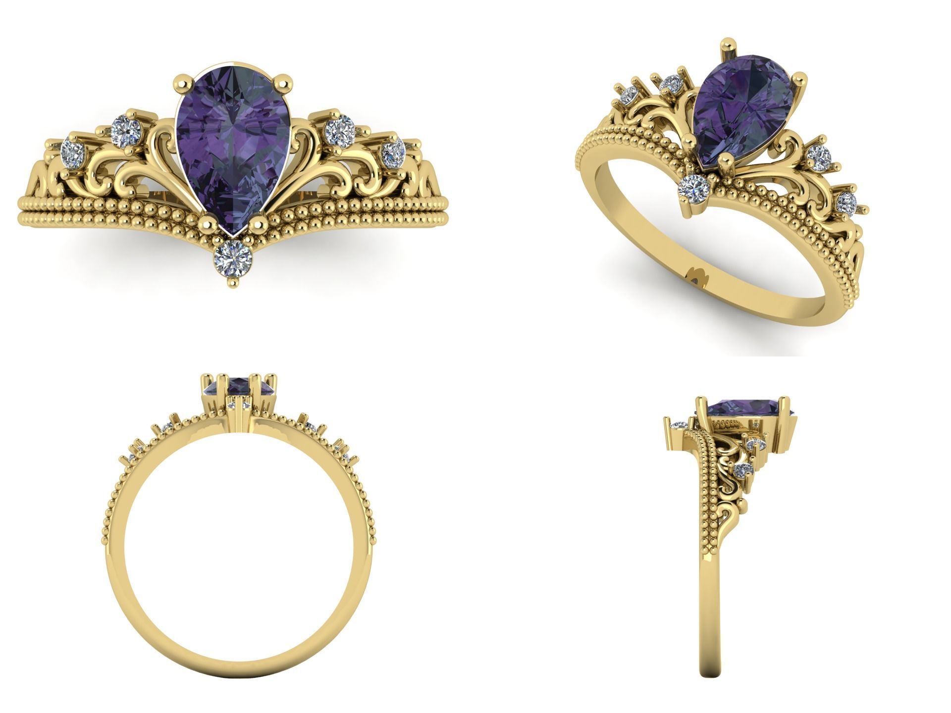 Ring n40 3D print model_4