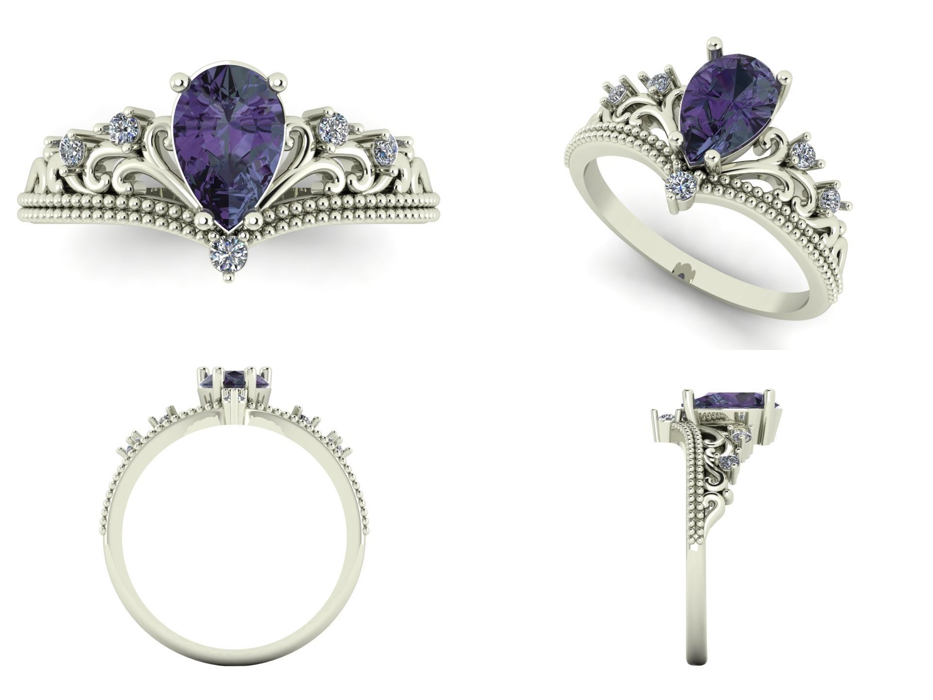 Ring n40 3D print model_3