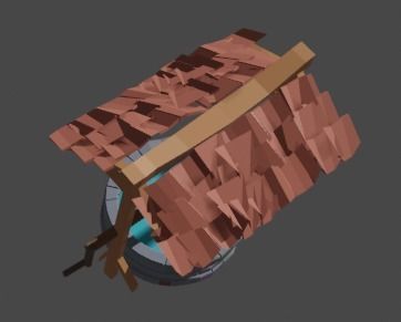 Medieval Well  3D model_14