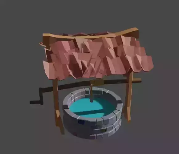 Medieval Well  3D model