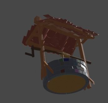 Medieval Well  3D model_13
