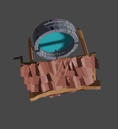 Medieval Well  3D model_16