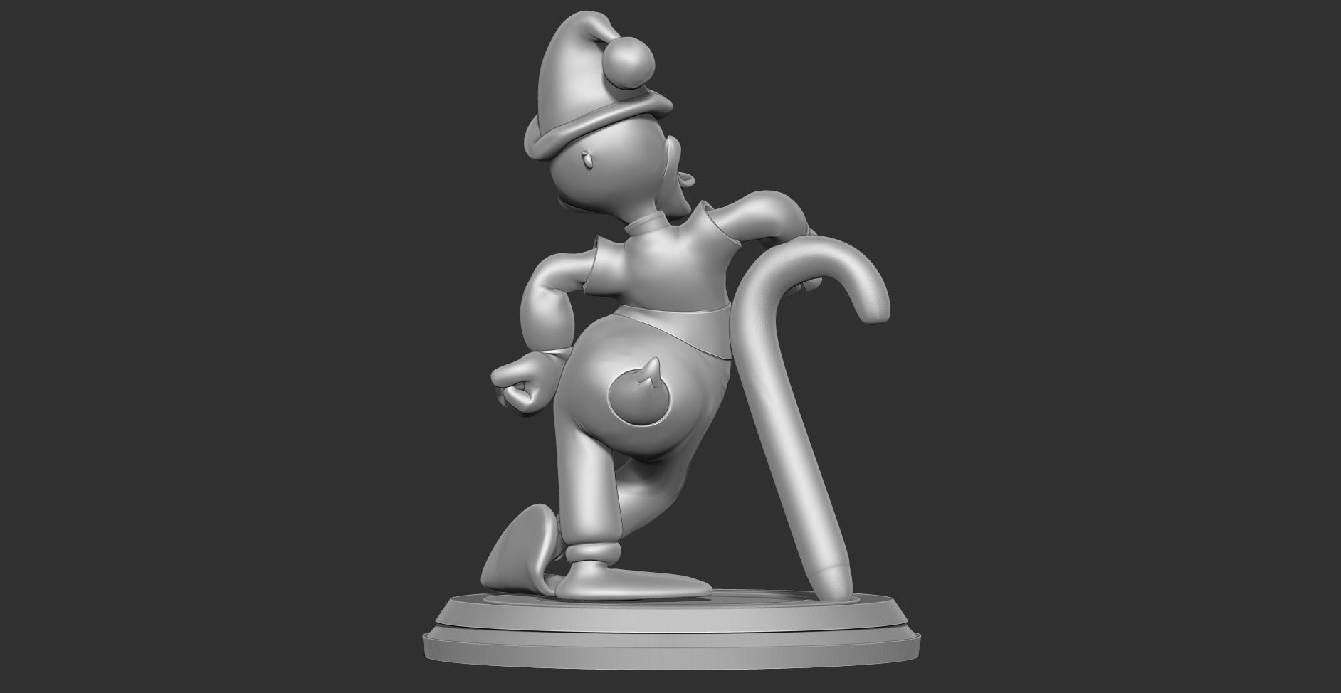 Donald Duck - Christmas 3D print model_6