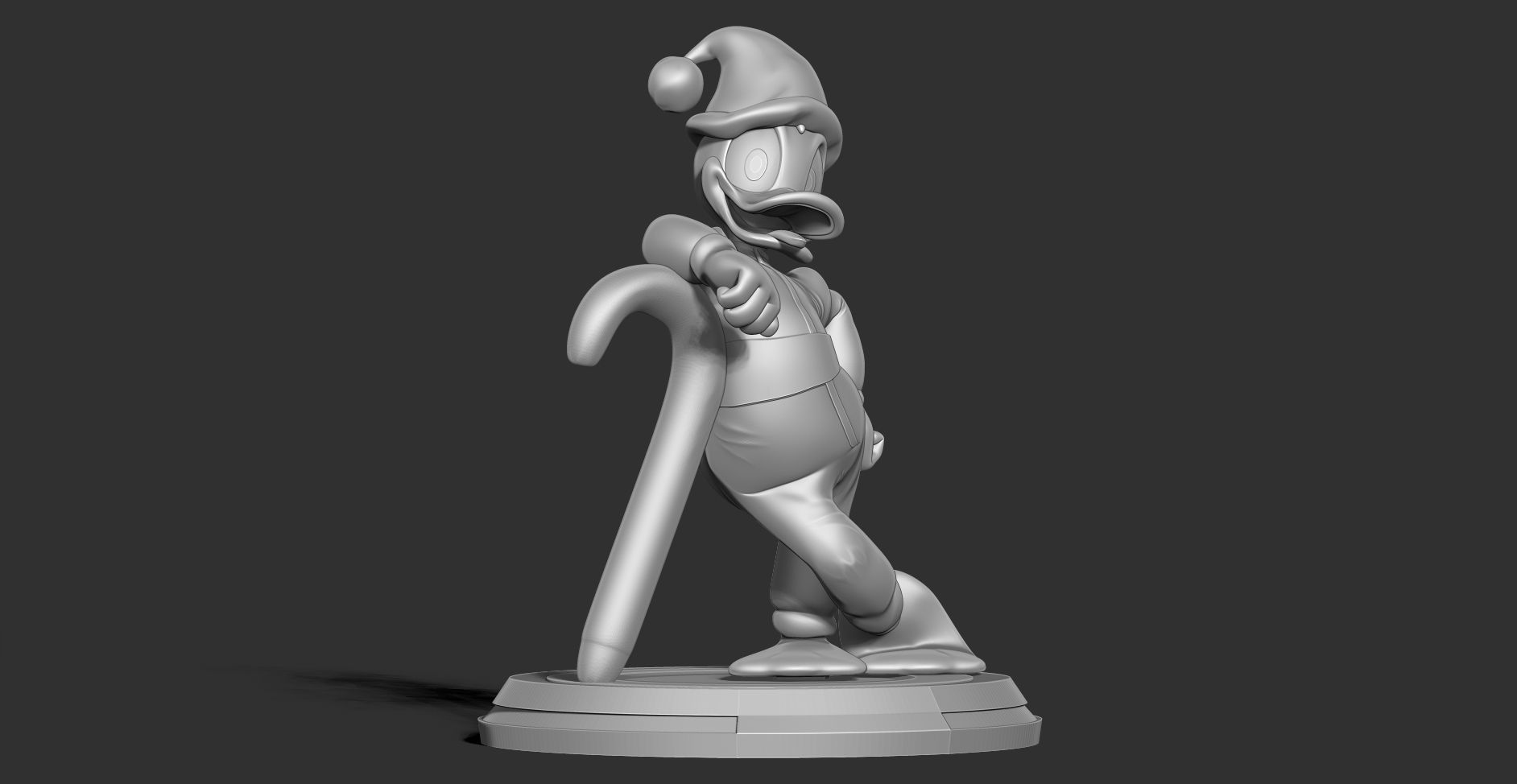 Donald Duck - Christmas 3D print model_12