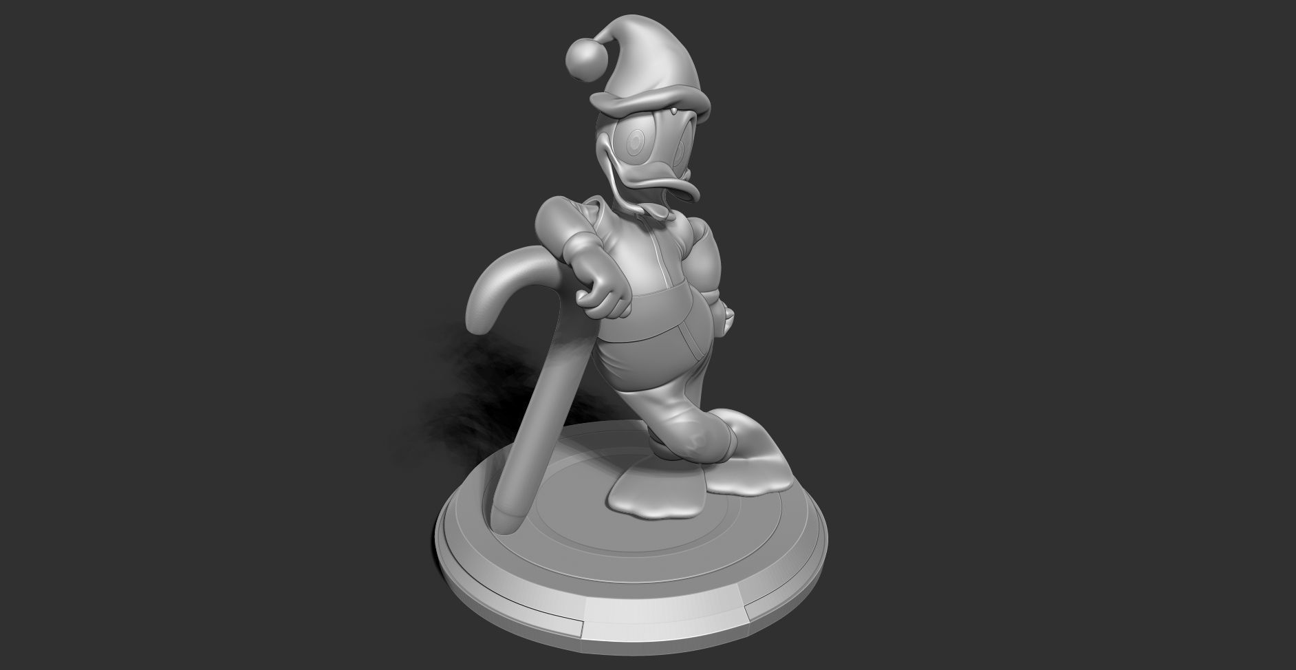 Donald Duck - Christmas 3D print model_14