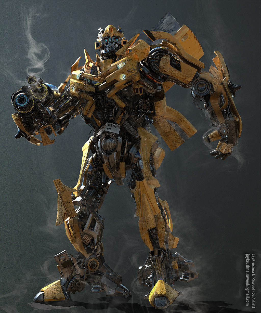 Transformers - Bumblebee 3D model_1