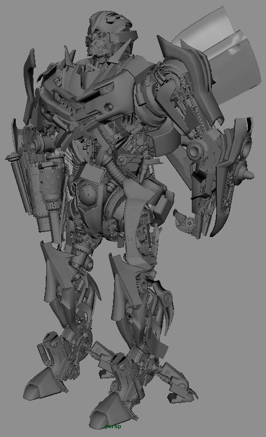 Transformers - Bumblebee 3D model_2