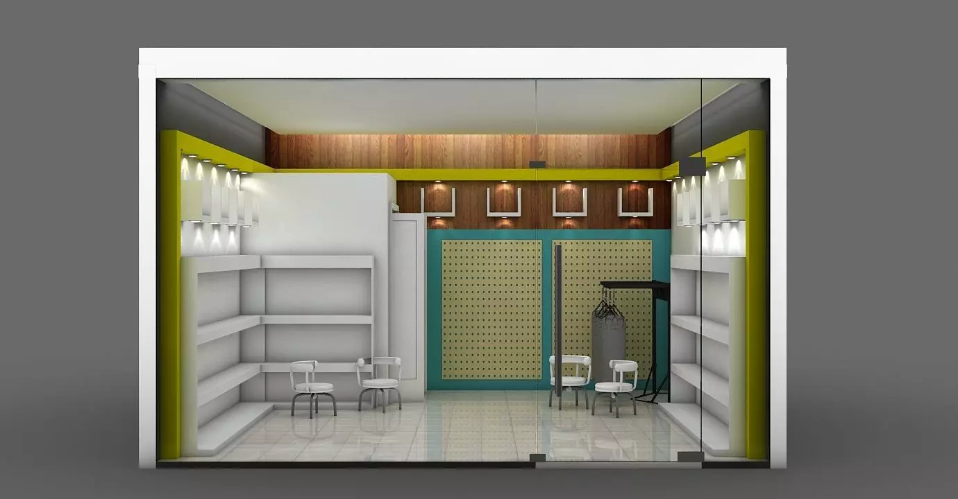 Shop Interior 3D print model_0