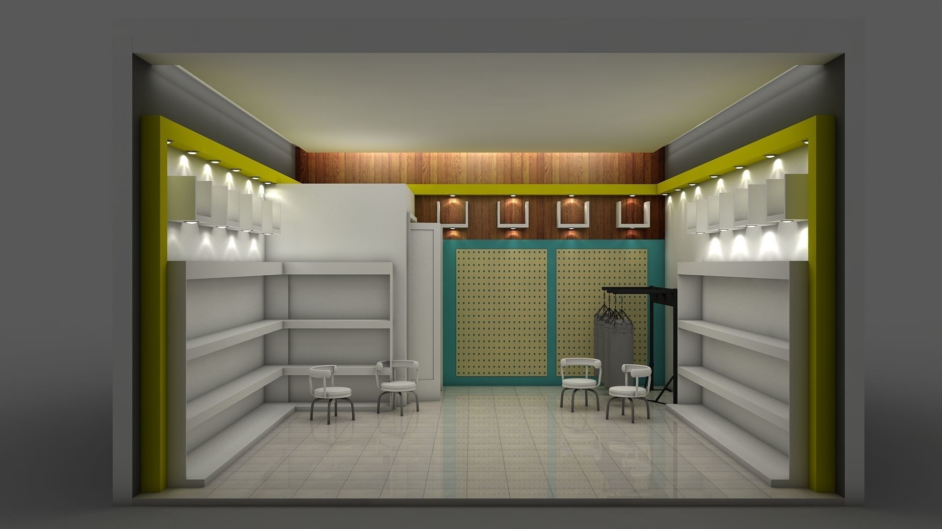 Shop Interior 3D print model_1