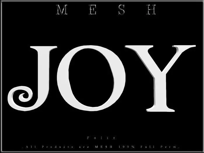 JOY - Q Low-poly 3D model_0