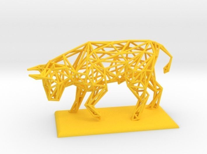 Raging bull 3D print model_14