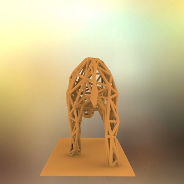 Raging bull 3D print model_32