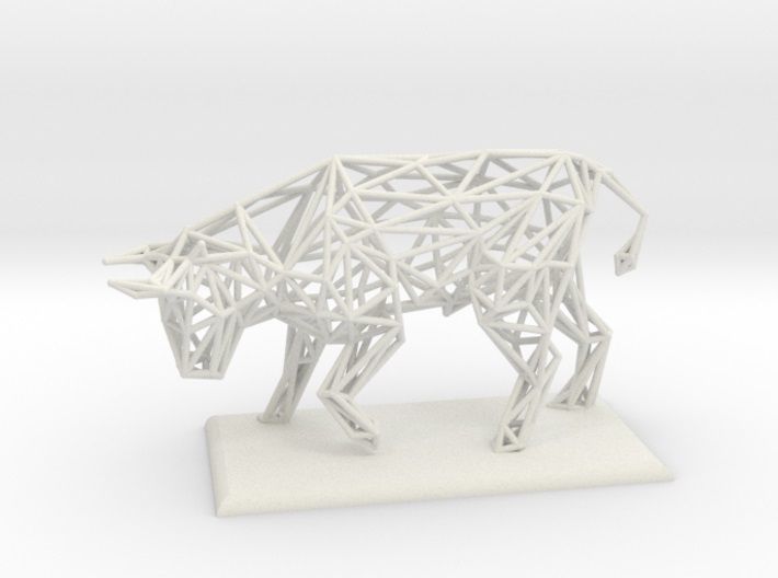 Raging bull 3D print model_8