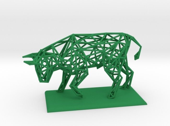 Raging bull 3D print model_15