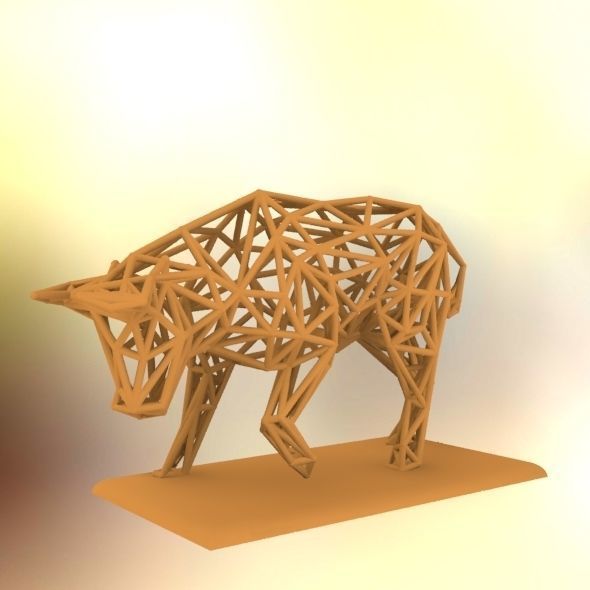 Raging bull 3D print model_20