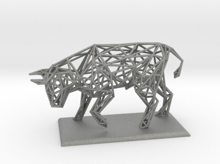 Raging bull 3D print model_11