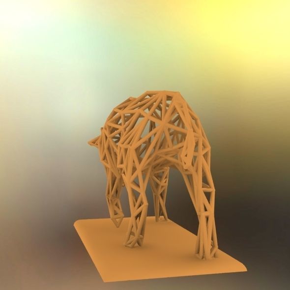 Raging bull 3D print model_33