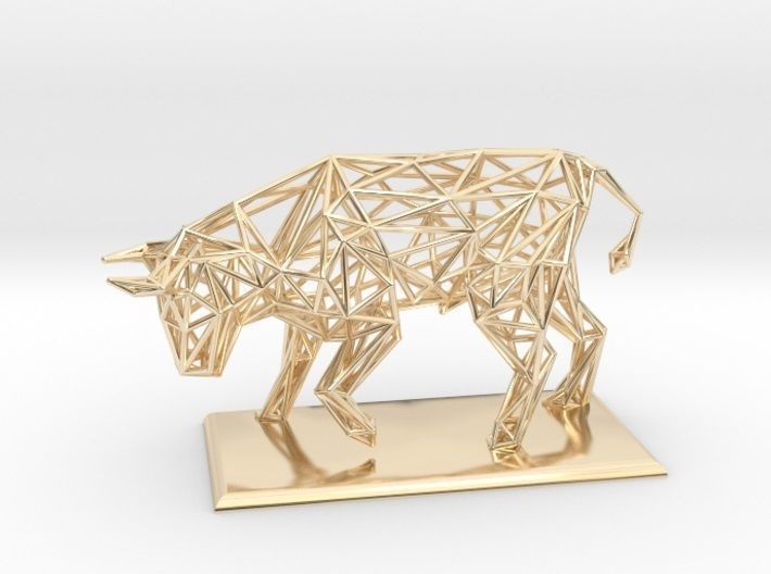 Raging bull 3D print model_9
