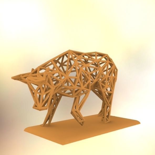 Raging bull 3D print model_21